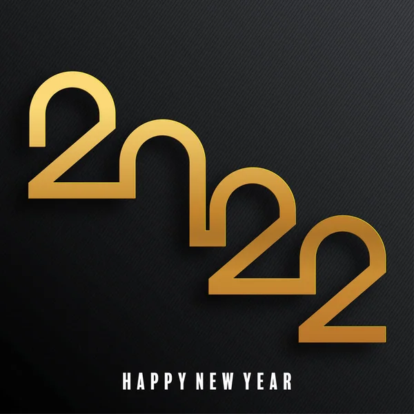 2022 Gott Nytt Jul Design Mall Logo Design För Gratulationskort — Stock vektor