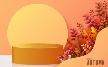 3d podium background products with geometric form