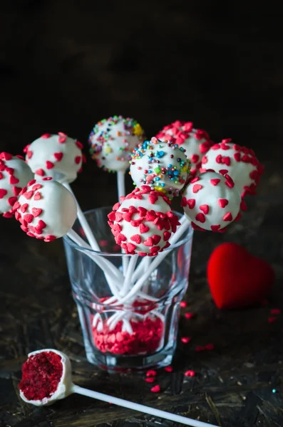 Pastel de San Valentín aparece — Foto de Stock