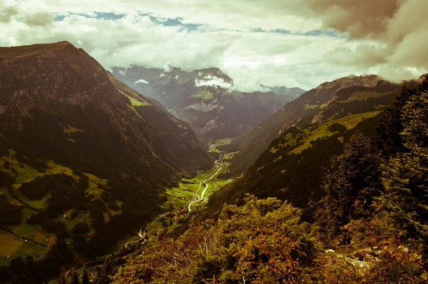 Zomer in de bergen van Zwitserland - Berner Alpen — Stockfoto