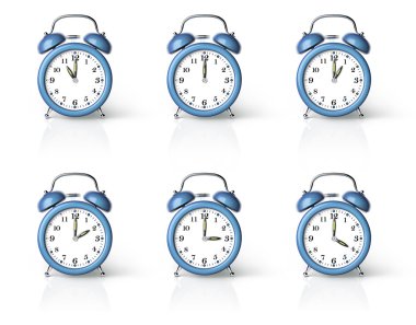 Mavi zil çalar saat