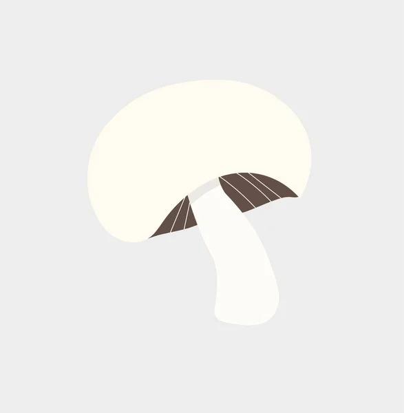 Champignon Art Design Element Mushroom Icon Stock Vector Illustration Web — 스톡 벡터