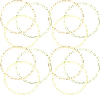 Sorunsuz çiçek doku. Turuncu, sarı, yeşil daireler desen