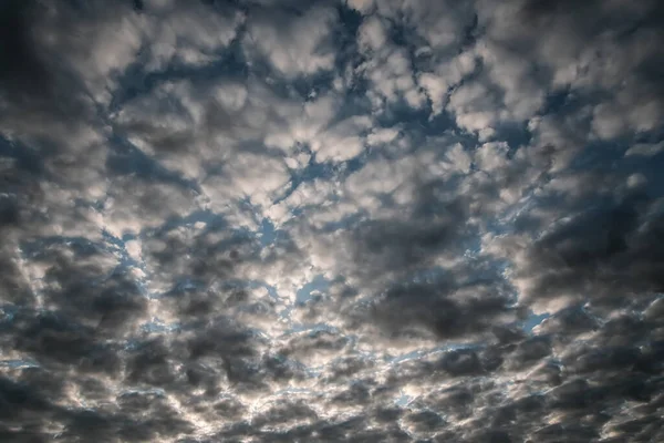 Sky Dark Storm Clouds Approach Hurricane Bad Weather — Stock Photo, Image