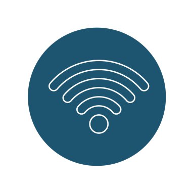 Kablosuz simgesi Beyaz