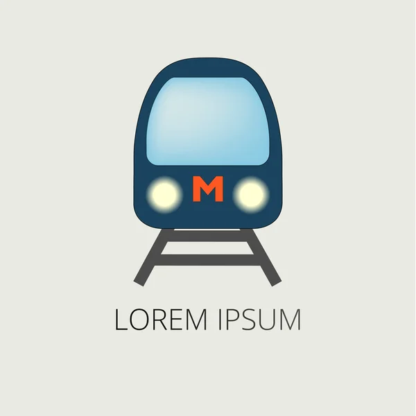 Subway train icon — Stock Vector