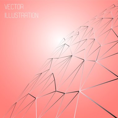 soyut şablon arka plan ile üçgen şekiller