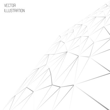 soyut şablon arka plan ile üçgen şekiller