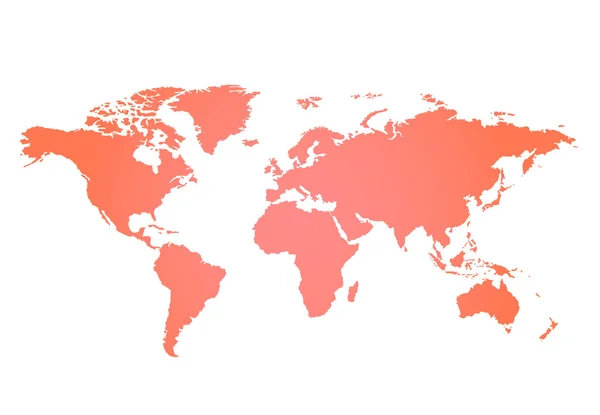 世界地図の国がカラフルです。ベクトル図. — ストックベクタ