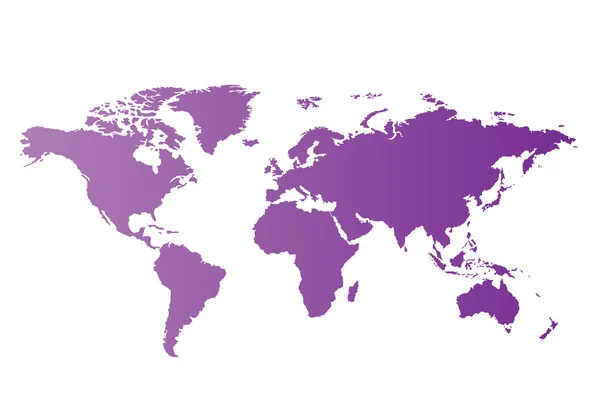世界地図の国がカラフルです。ベクトル図. — ストックベクタ