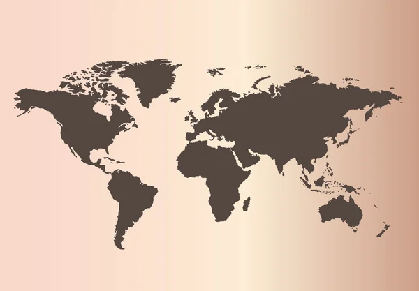 다채로운 세계 지도 국가입니다. 벡터 일러스트 레이 션. — 스톡 벡터