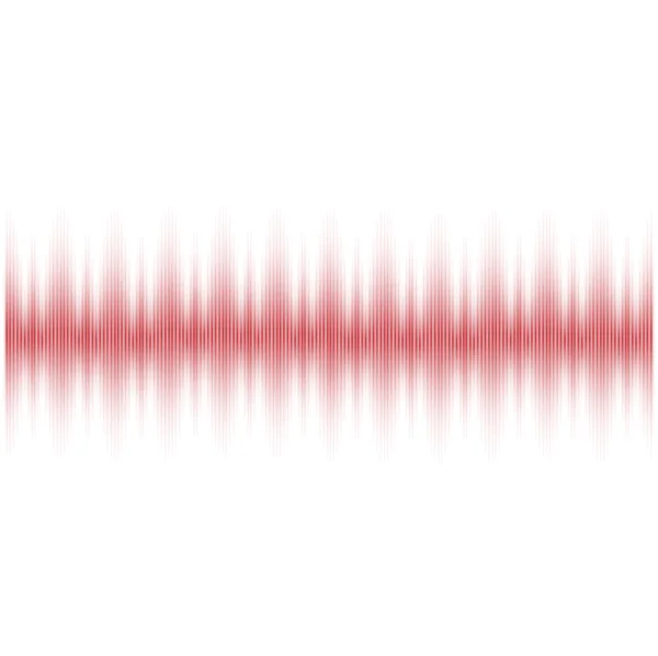 Barevné zvukové vlny na tmavém pozadí. Vektorové ilustrace. — Stockový vektor
