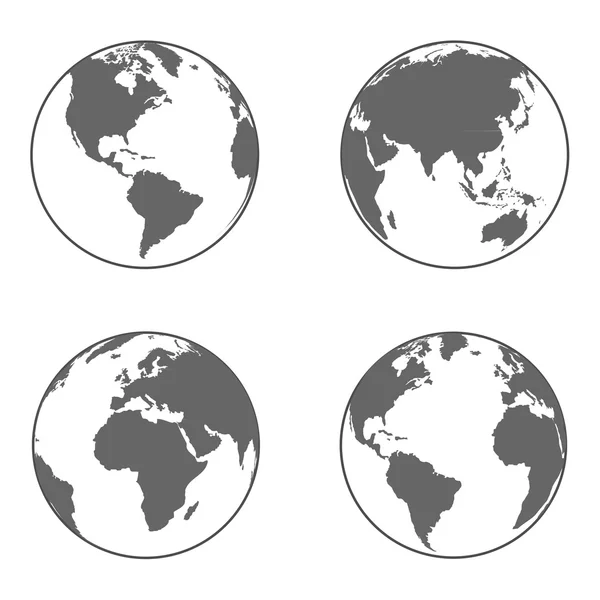 Het pictogram van de wereld. Vectorillustratie. — Stockvector