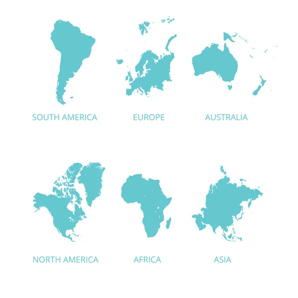世界地図の国がカラフルです。ベクトル図. — ストックベクタ