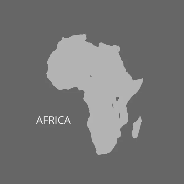 Mapa Afryki. Ilustracja wektorowa. — Wektor stockowy