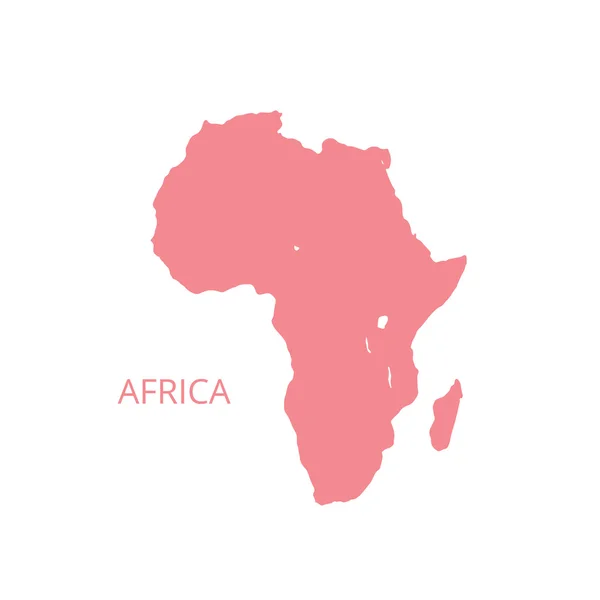 Mapa africano. Ilustração vetorial . —  Vetores de Stock