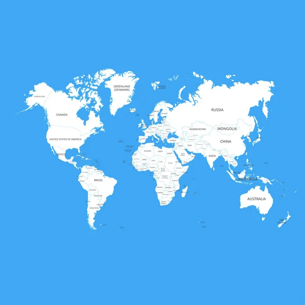 フロンティアと国の名前の世界地図 ストックベクター C Uncleshnyuk フロンティアと国の名前の世界地図 ストックベクター C Uncleshnyuk