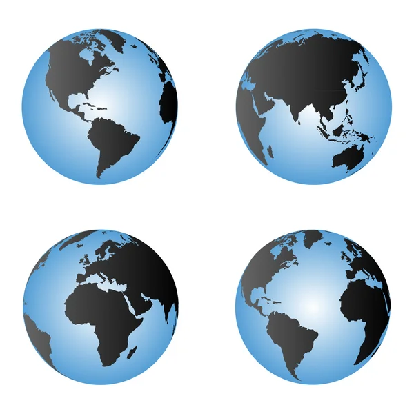 Dünya simgesi. Vektör çizim.