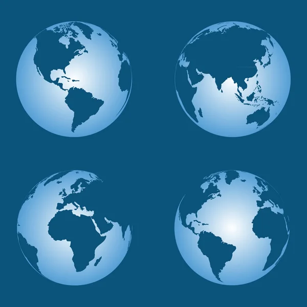 Dünya simgesi. Vektör çizim.