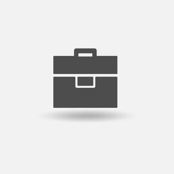 Briefcase icon. Vector illustration. — Stock Vector