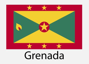 Grönland bayrağı. vektör çizim.