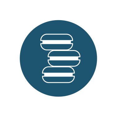 Macaron beyaz simgesi