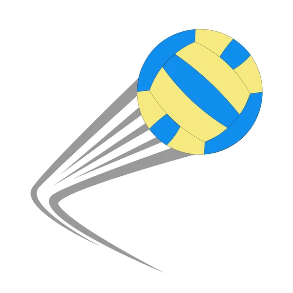 Volleyboll färgglada ikoner — Stock vektor