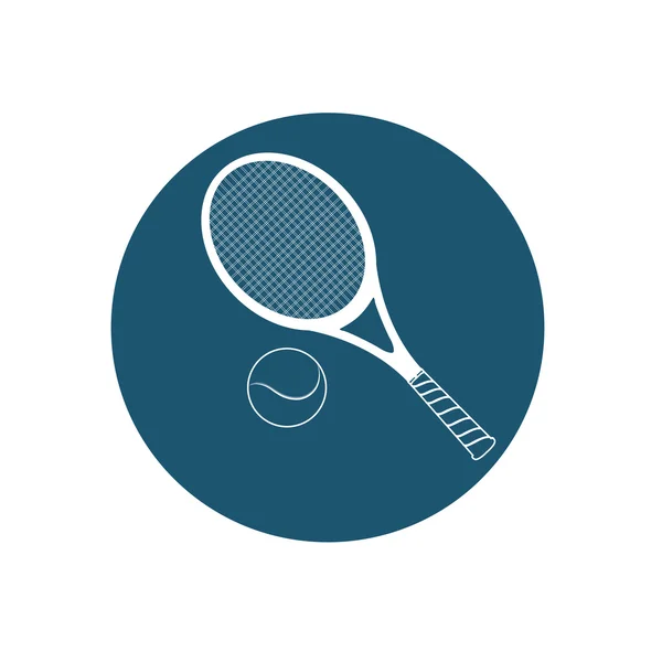 Tennis Ange ikon — Stock vektor