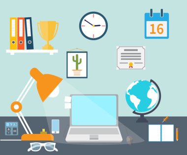 bilgisayar masası, çalışma alanı