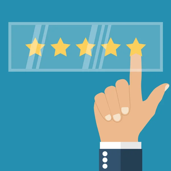 Derecelendirme vektör. Geri bildirim kavramı.