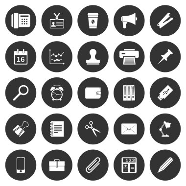 ofis malzemeleri simgeleri