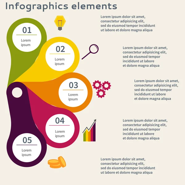 Infogr 12 veer — Stockvektor