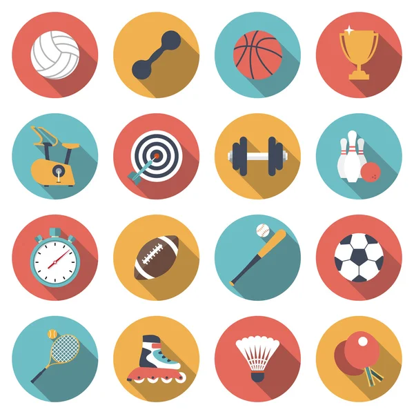 Spor Icons set — Stok Vektör