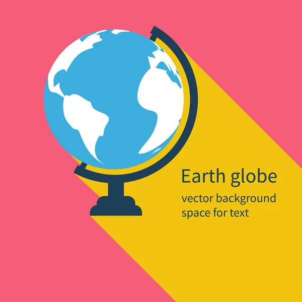 Vecteur globe terrestre — Image vectorielle