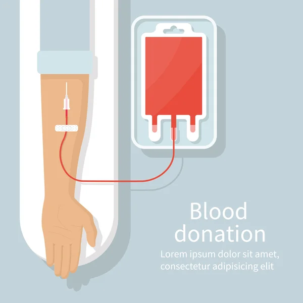 Wektor oddawania krwi — Wektor stockowy