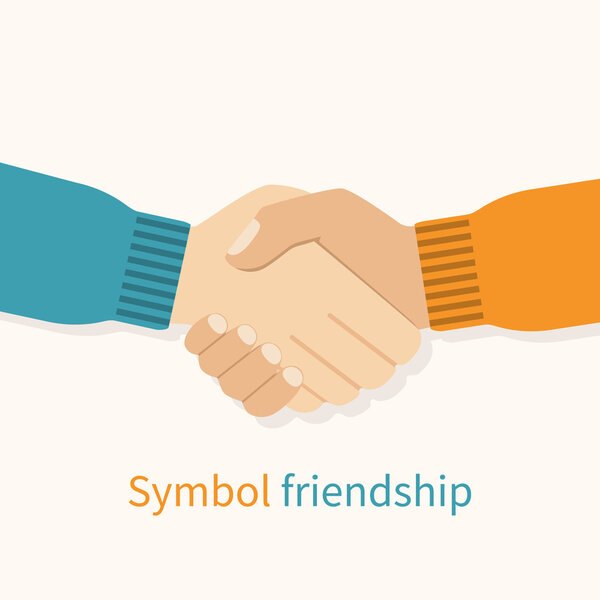 Вектор друзей по рукопожатию
