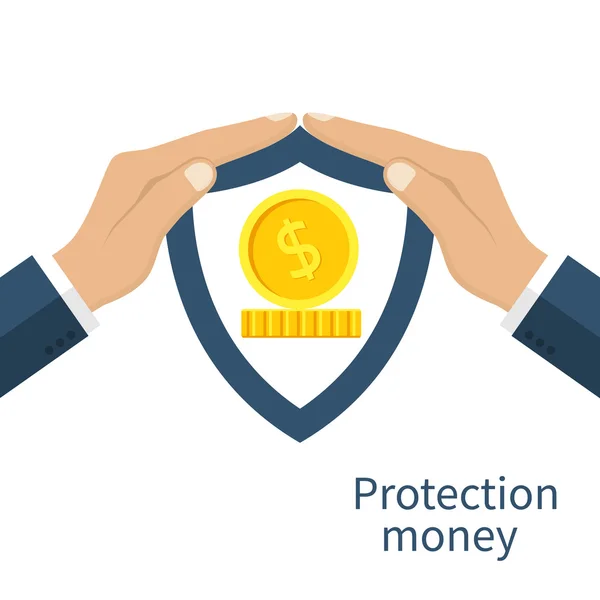 Protection money vector — Stock Vector