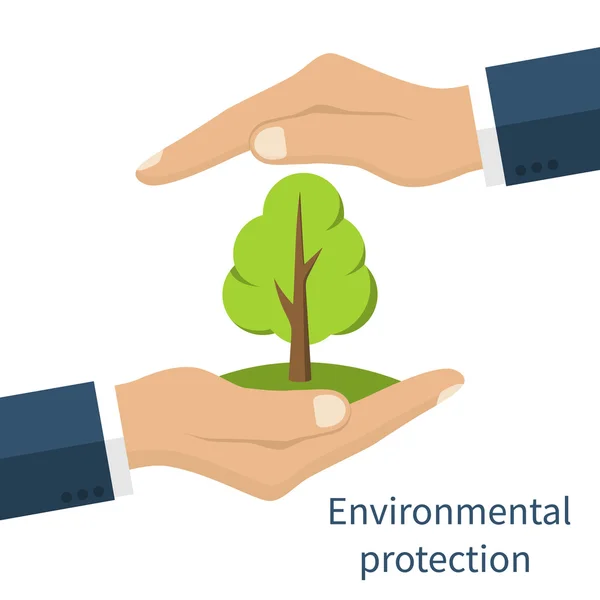 Protección del medio ambiente vector — Vector de stock