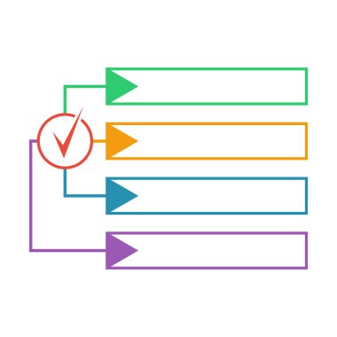 Seçenek infographics vektör