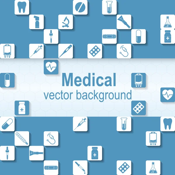 Medicinsk bakgrund vektor — Stock vektor