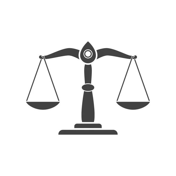 Escalas de justicia, vector — Vector de stock