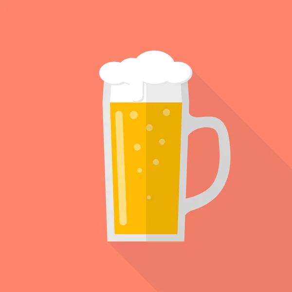 Glas öl-ikonen — Stock vektor