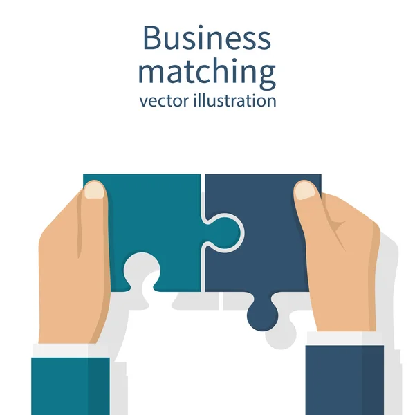 Business Matching Konzept. — Stockvektor