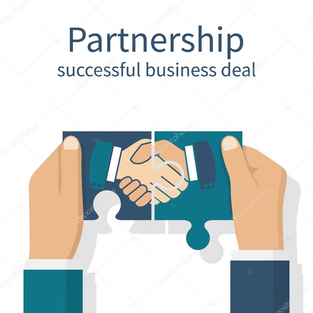 Partnership concept vector