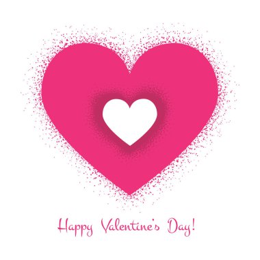 Pembe kalpli soyut kartpostal arkaplanı