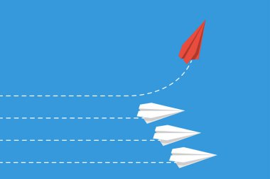 Yeni fikir. Uçak yönünü ve yolunu değiştirdi..