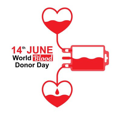 Dünya Kan Bağışı Günü, 14 Haziran vektörü