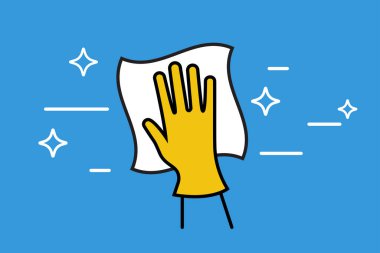 İniş sayfası temizleme servisi. Siyah özet simgesi