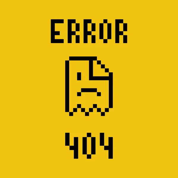 Error de carga de página. Error Web site 404 vector — Archivo Imágenes Vectoriales