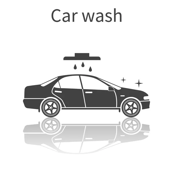 Lavage de voiture. Icône — Image vectorielle